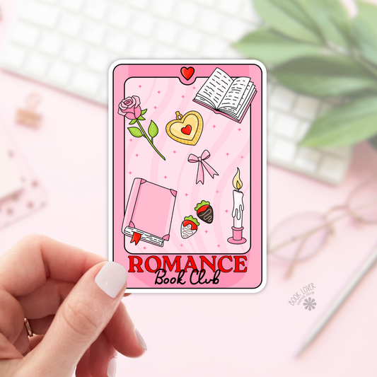 Romance Book Club Tarot Card Stickers / Bookish Stickers