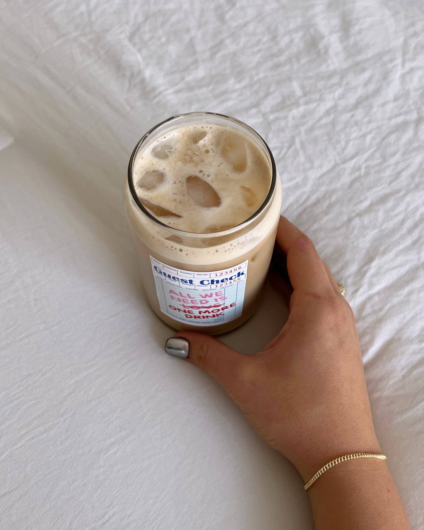 All you need is love | Modern Coffee Glass-Valentines
