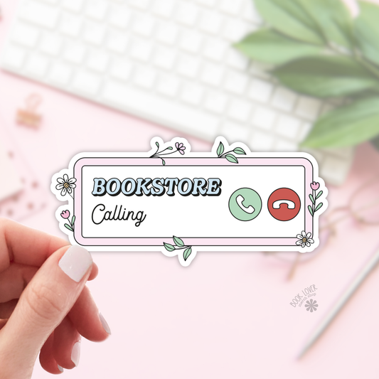 Bookstore Calling Stickers / Bookish Stickers / Book Lover