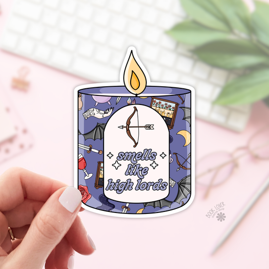 Smells Like Acotar Candle Stickers / Bookish Stickers