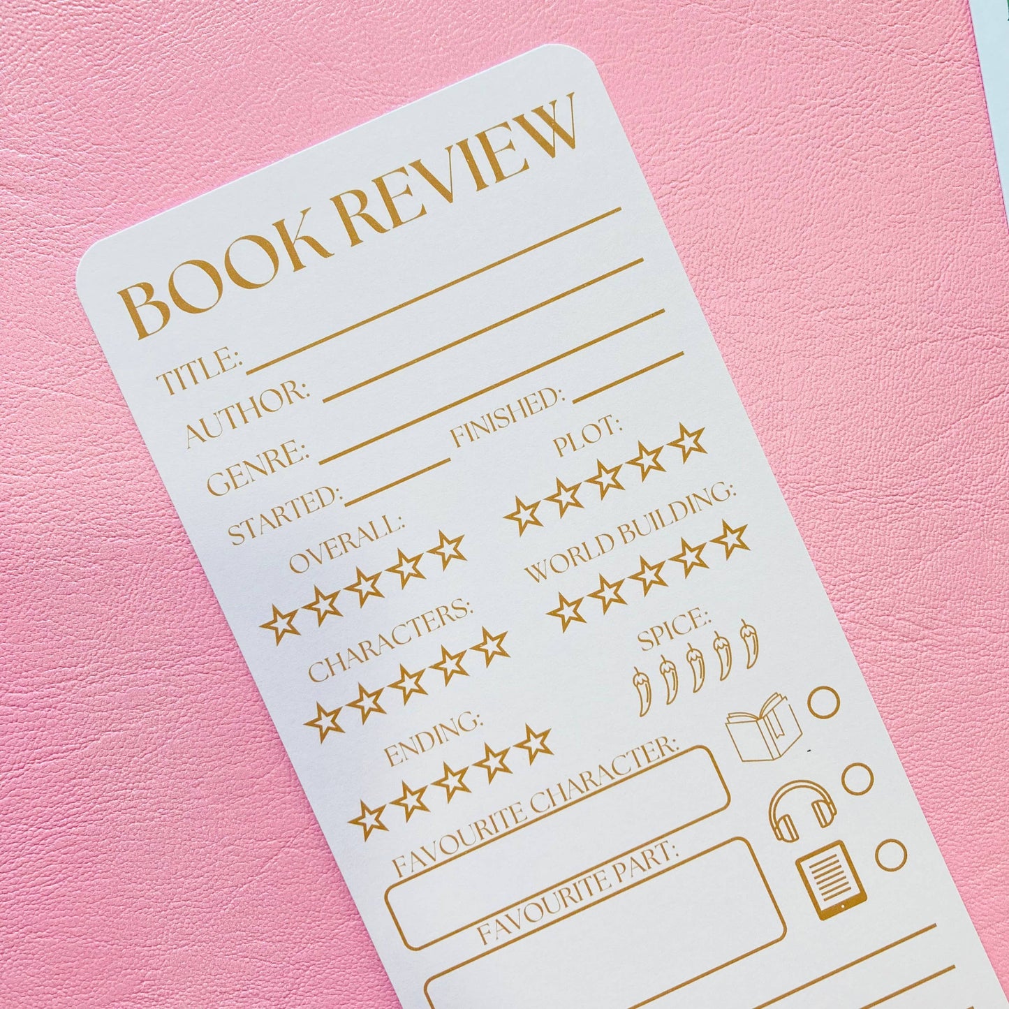Book Review Bookmark