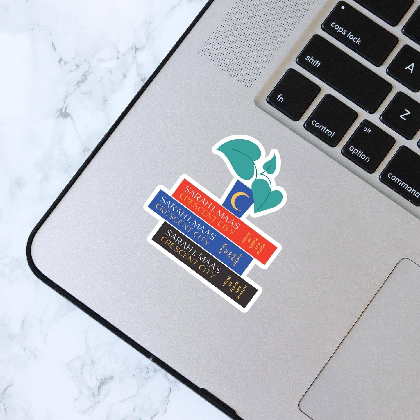 Crescent City Book Stack Sticker