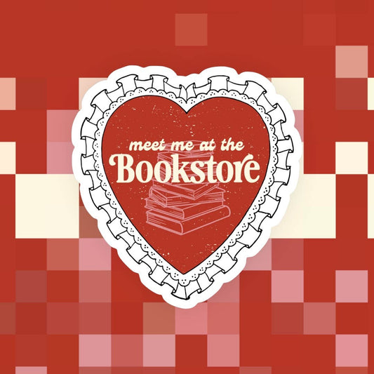 Meet Me at the Bookstore, Bookish Sticker