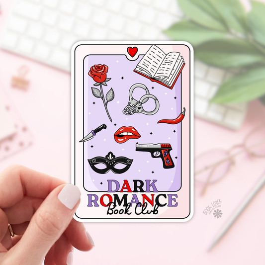 Dark Romance Book Club Stickers / Bookish Stickers / Book