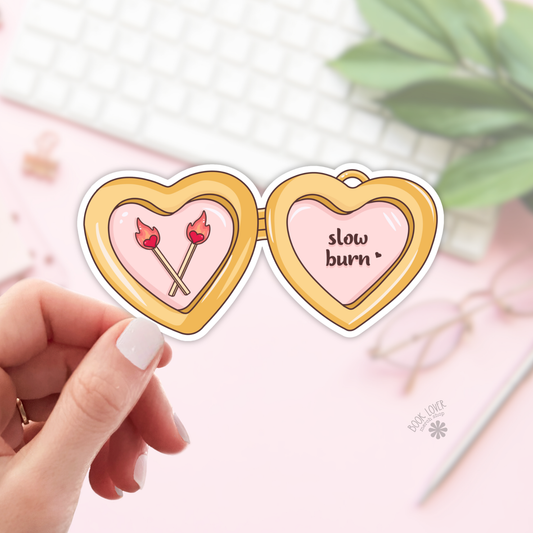 Slow Burn Stickers / Bookish Stickers / Book Lover Gift