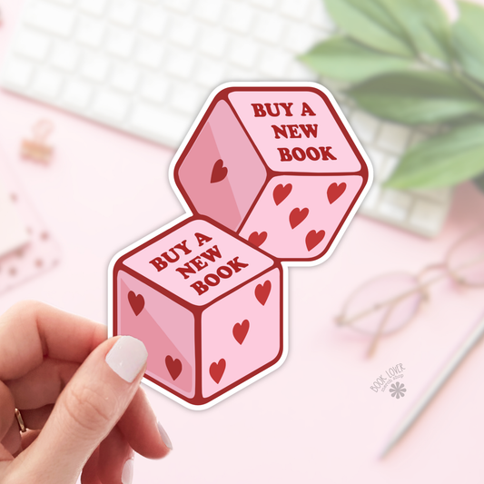 Buy A New Book Stickers / Bookish Stickers / Book Lover Gift