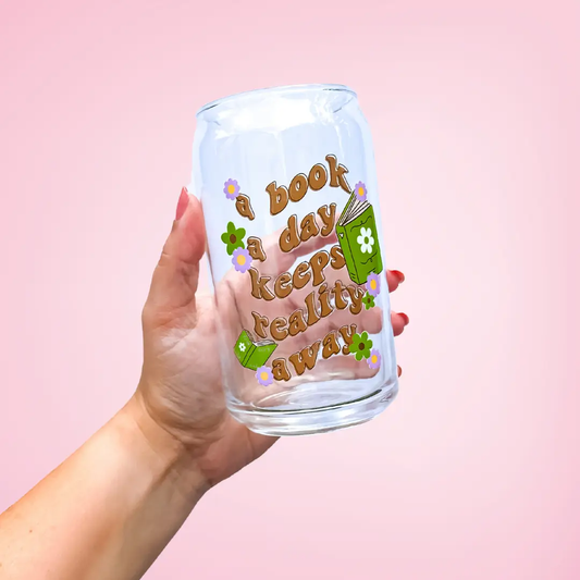 Book A Day | Libbey Glass Beer Can Iced Coffee Glass