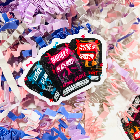 Butcher & Blackbird Book Covers Sticker