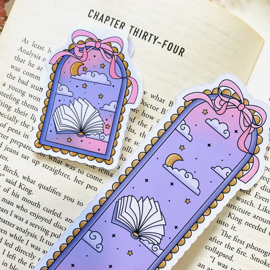 Late Night Reader Magnetic Bookmark