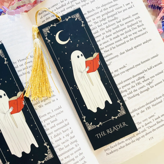The Reader Ghost Bookmark