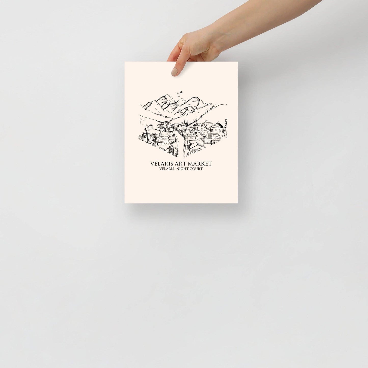 ACOTAR - Velaris Art Market Giclee Print - Bookish Wall Art