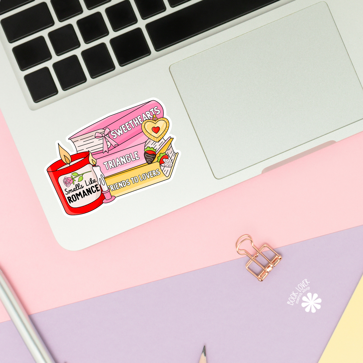 Smells Like Romance Stickers / Bookish Stickers / Book Lover