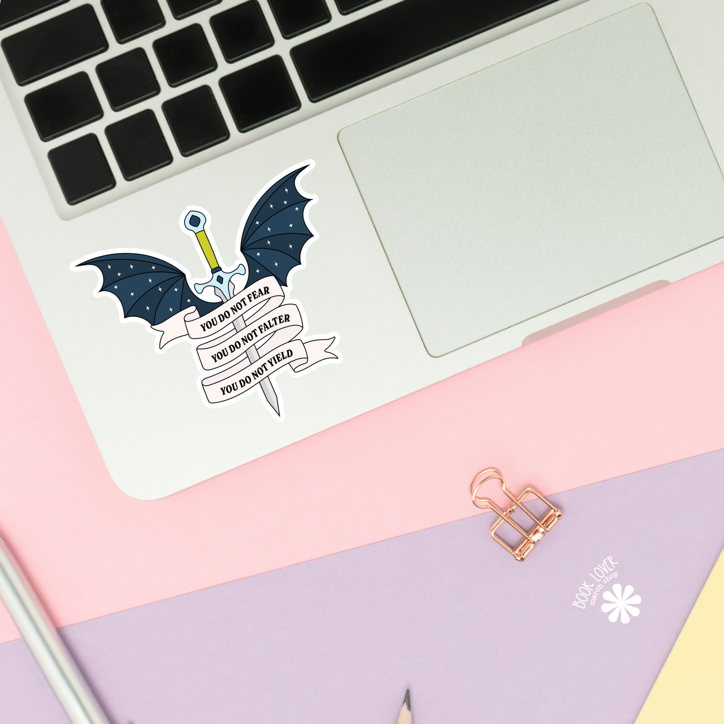 You Do Not Fear Stickers / Bookish Stickers / Book Lover