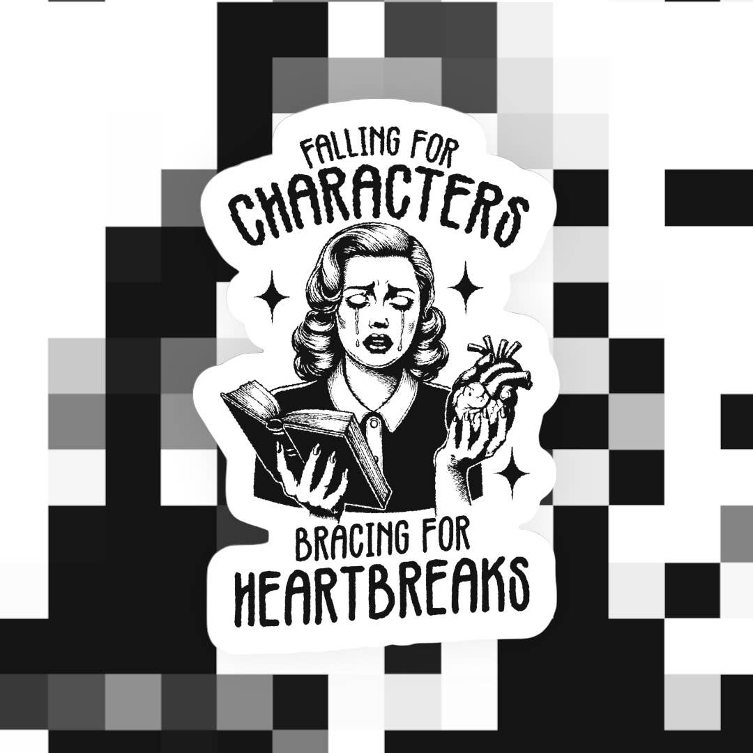 Fictional Characters Bookish Sticker