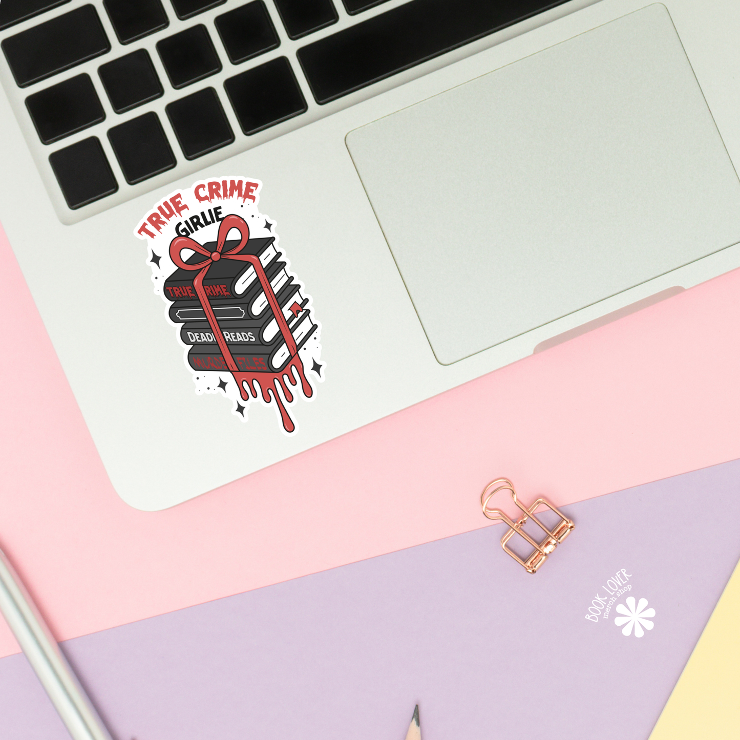True Crime Girlie Stickers / Bookish Stickers / Book Lover