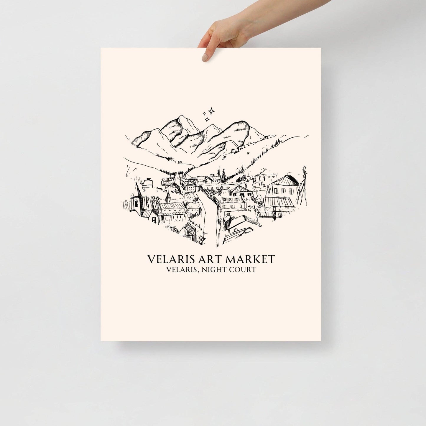 ACOTAR - Velaris Art Market Giclee Print - Bookish Wall Art