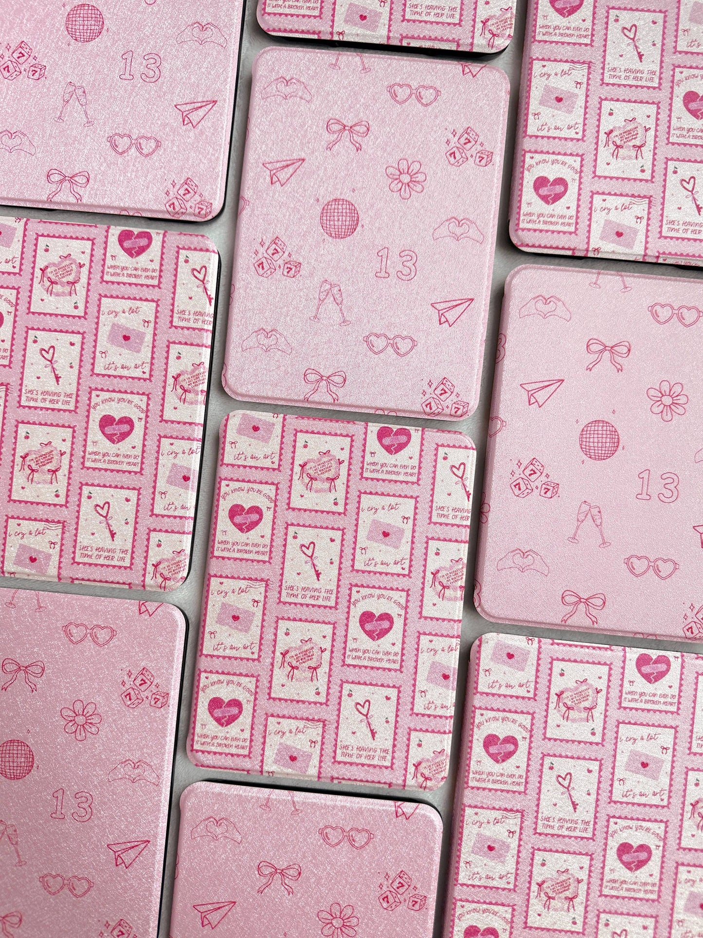 I Can Do It With a Broken Heart Stamps - Kindle Case