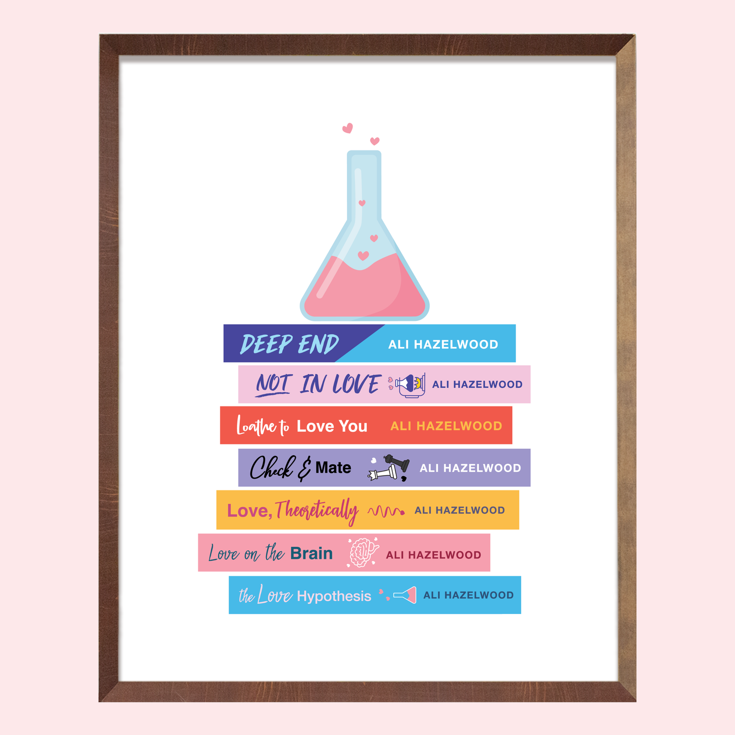 Ali Hazelwood Books Art Print