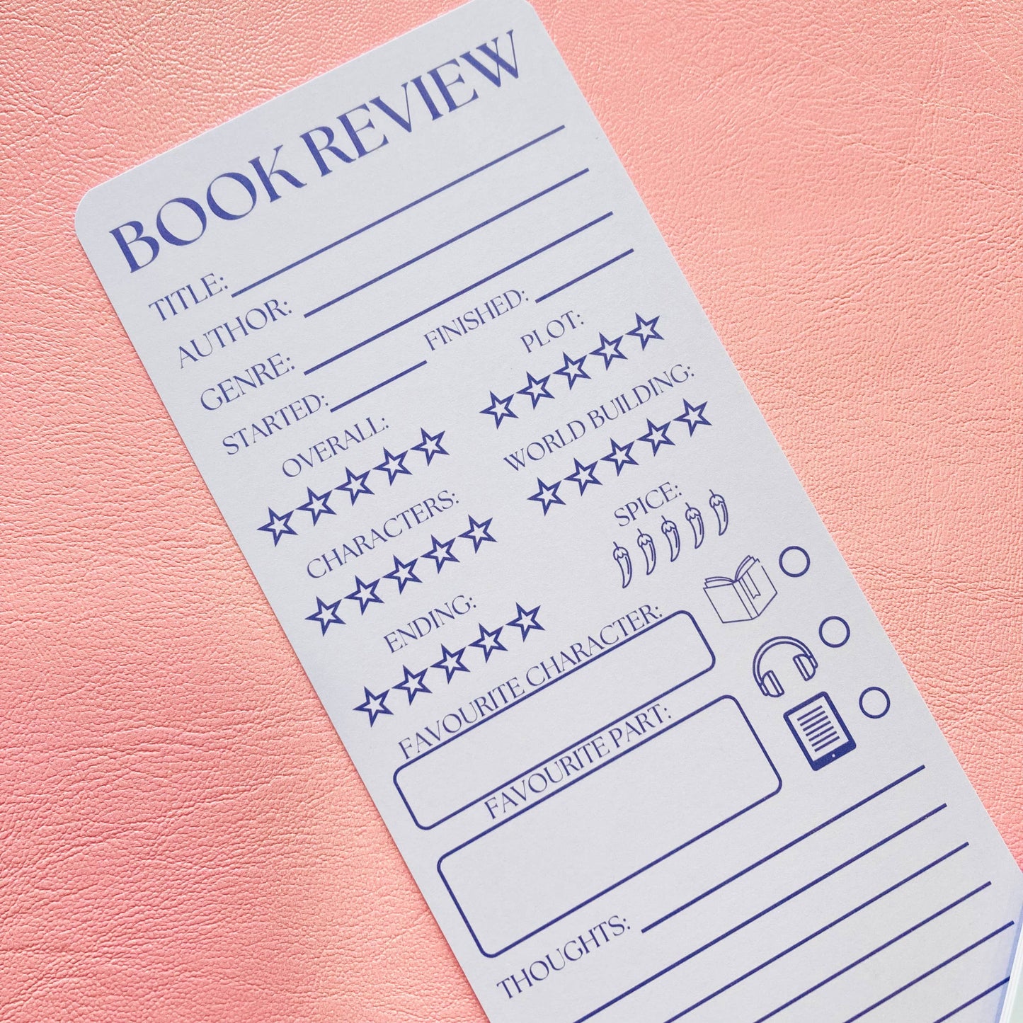 Book Review Bookmark