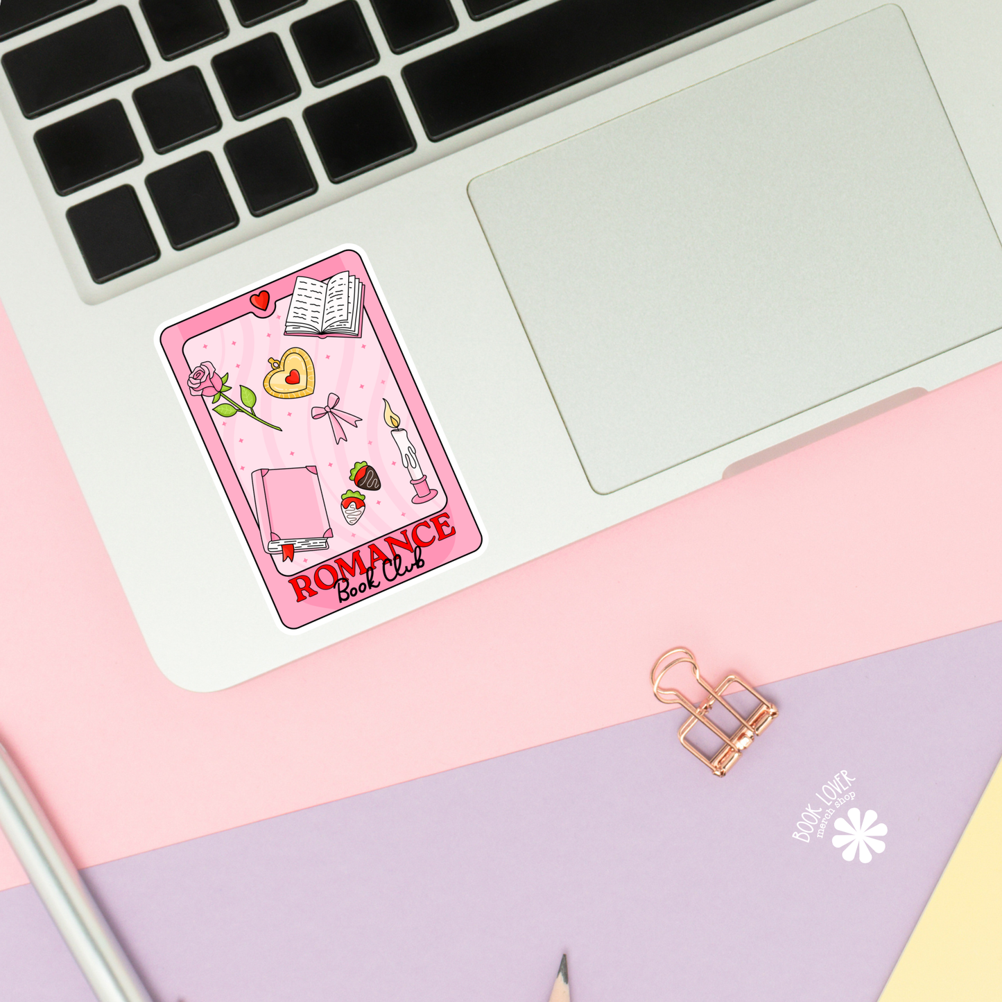 Romance Book Club Tarot Card Stickers / Bookish Stickers