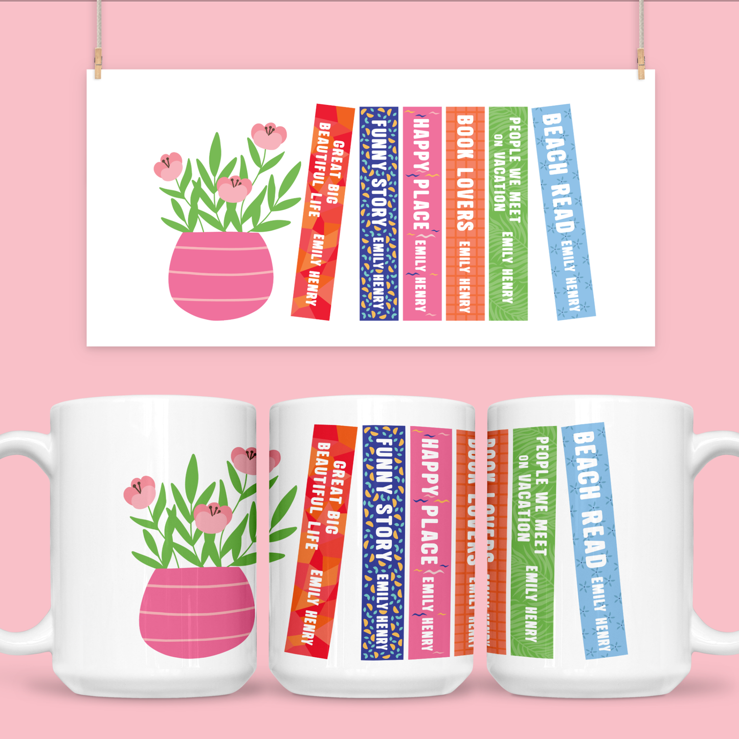 Emily Henry Books Mug